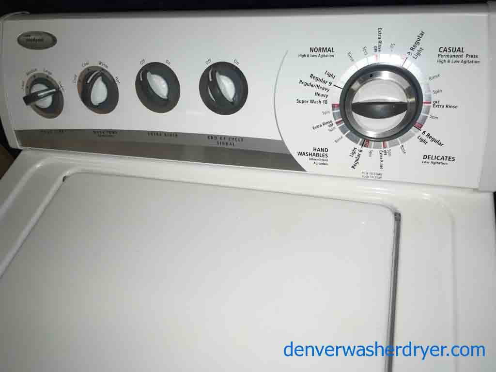 Heavy-Duty Direct-Drive Washing Machine, Whirlpool Super Capacity