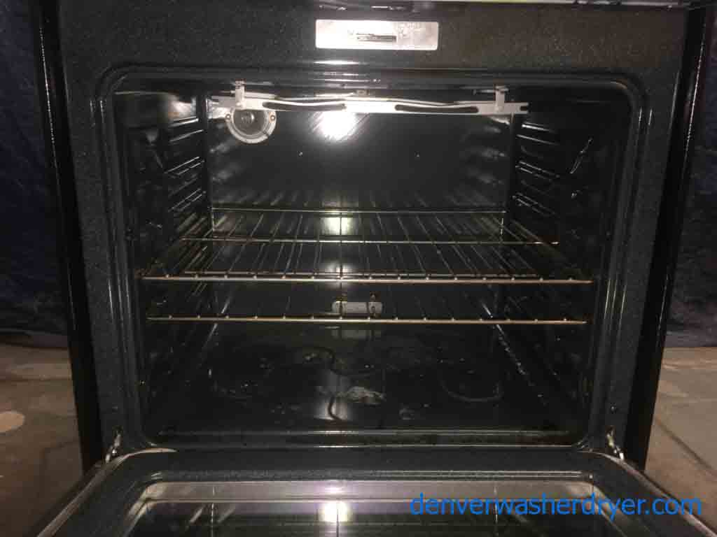 Large Images for Black, Glass Top Electric Range, GE, 5Burner, 30″ 3059