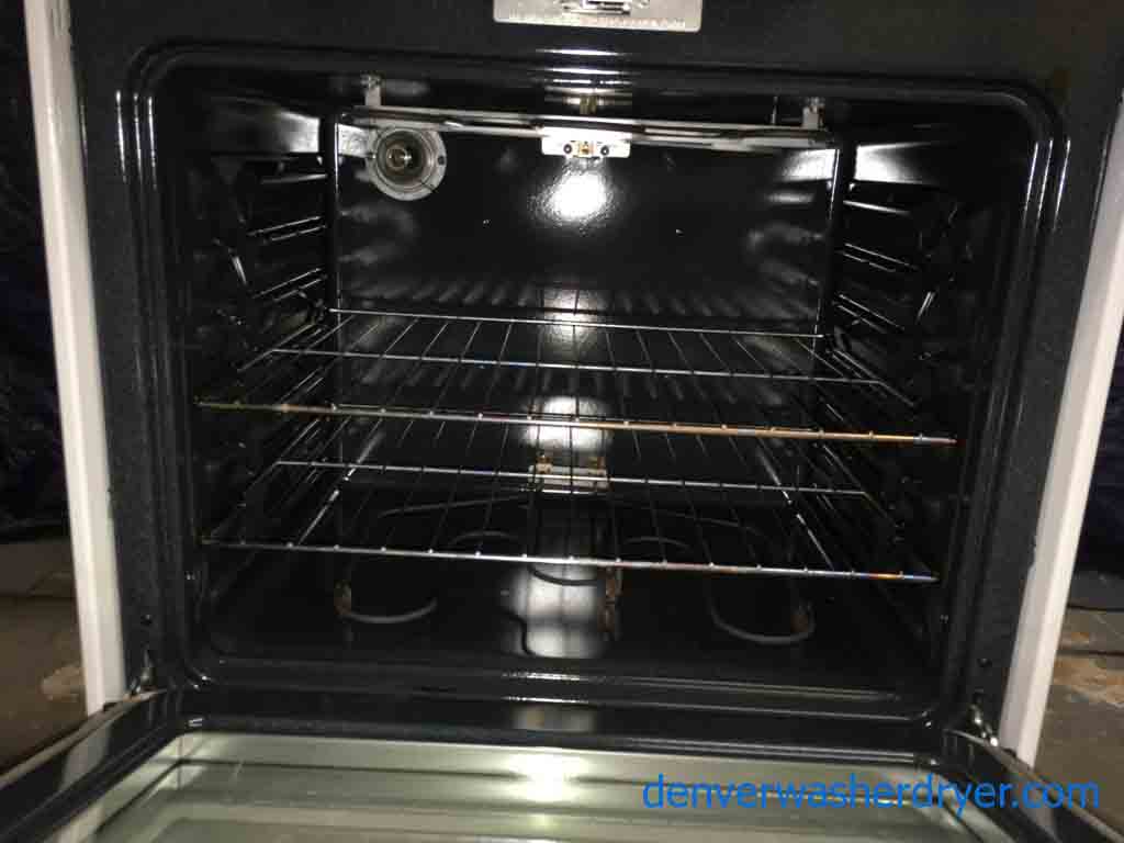 Fantastic White GE Coil Top Stove, Almost New!