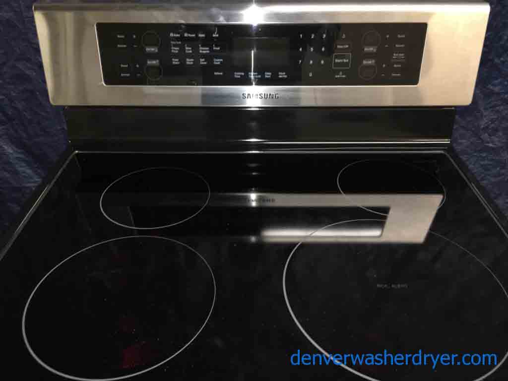 Large Images for Newer Samsung Induction Range, Black/Stainless