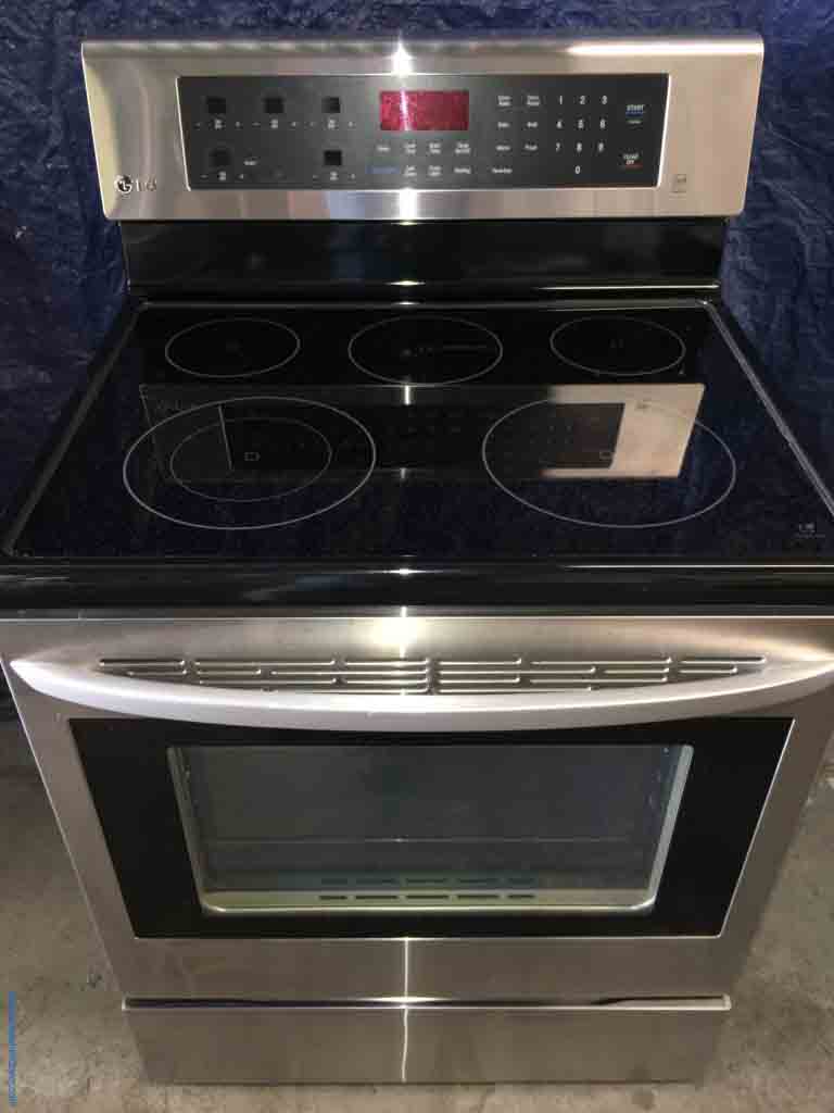 New Beautiful LG Touch Electric Range With Convection Oven!