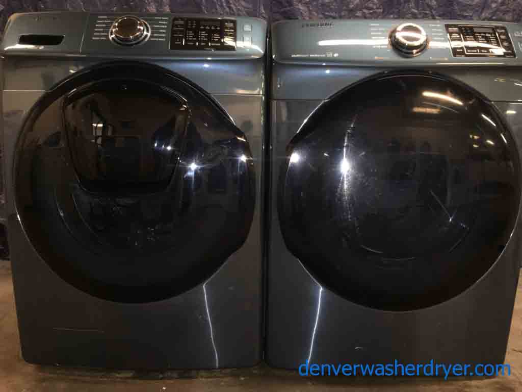 Beautiful 2016 Azure Samsung Front-Loader Set! NEW!!