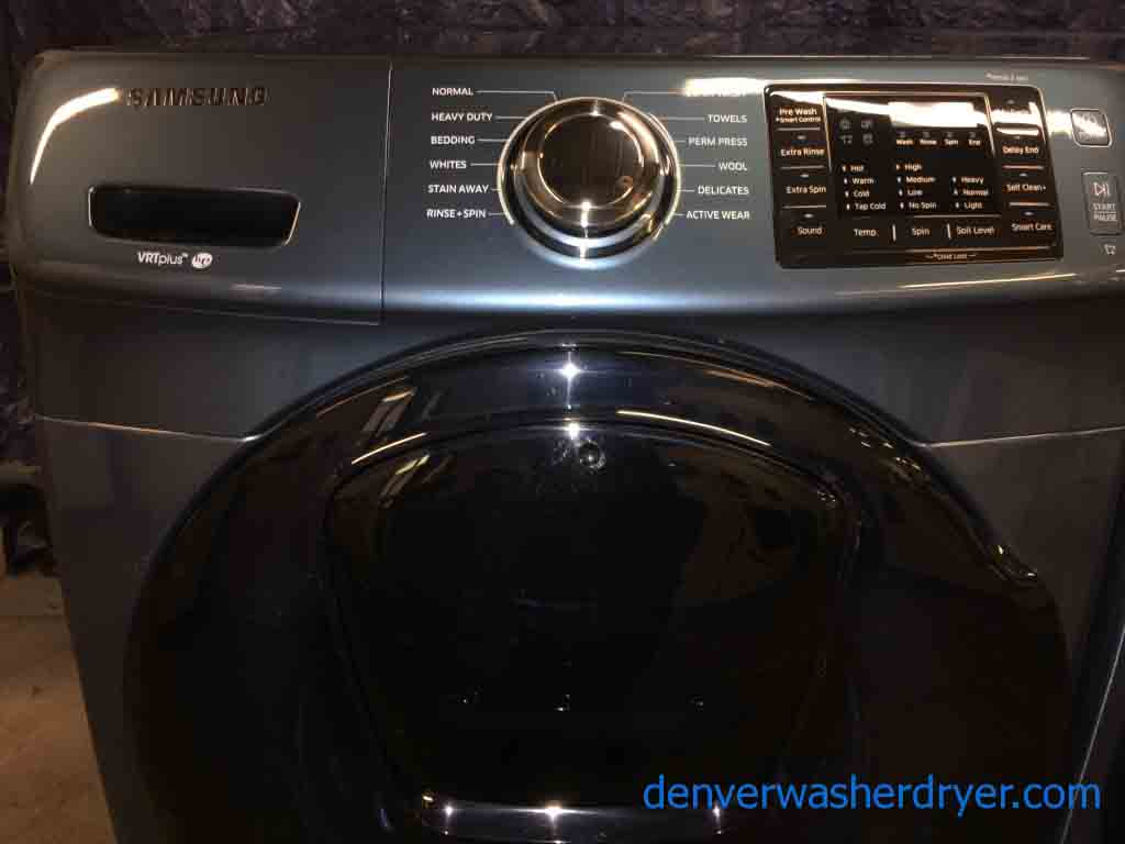 Beautiful 2016 Azure Samsung Front-Loader Set! NEW!!