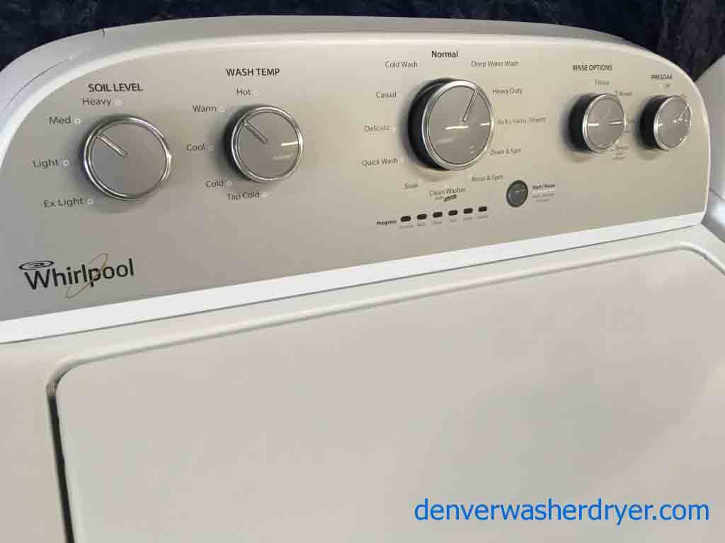 Brand-New Whirlpool Washer/Dryer Set! 3.7 cu ft, HE, 1-Year Warranty