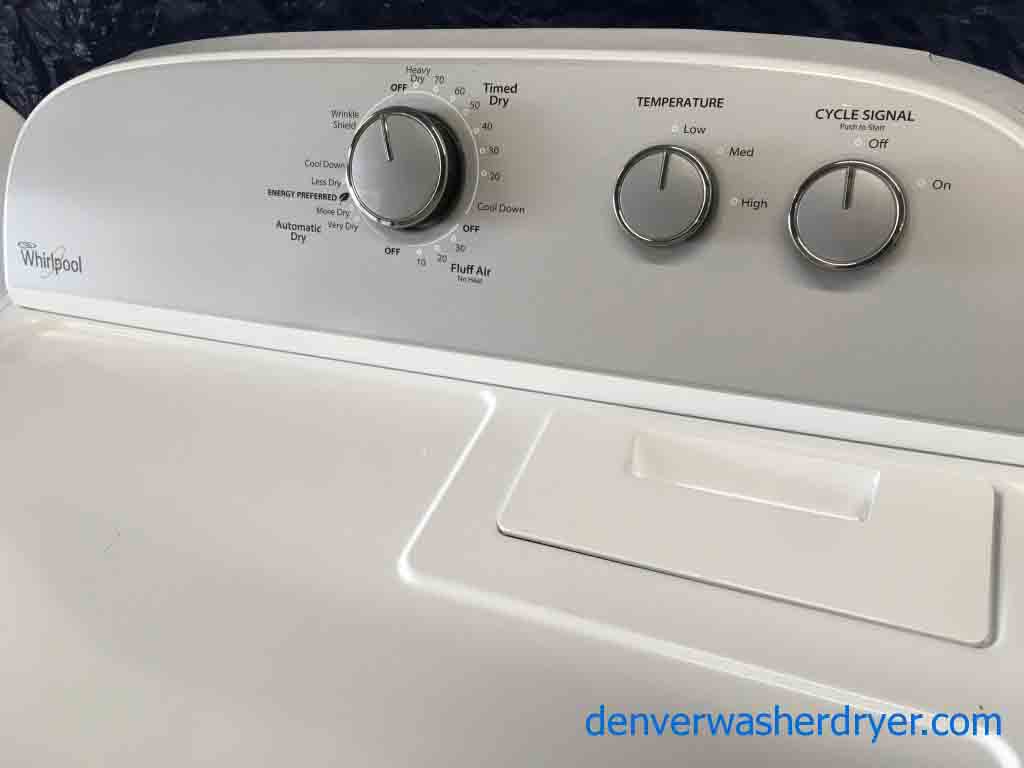 Brand-New Whirlpool Washer/Dryer Set! 3.7 cu ft, HE, 1-Year Warranty