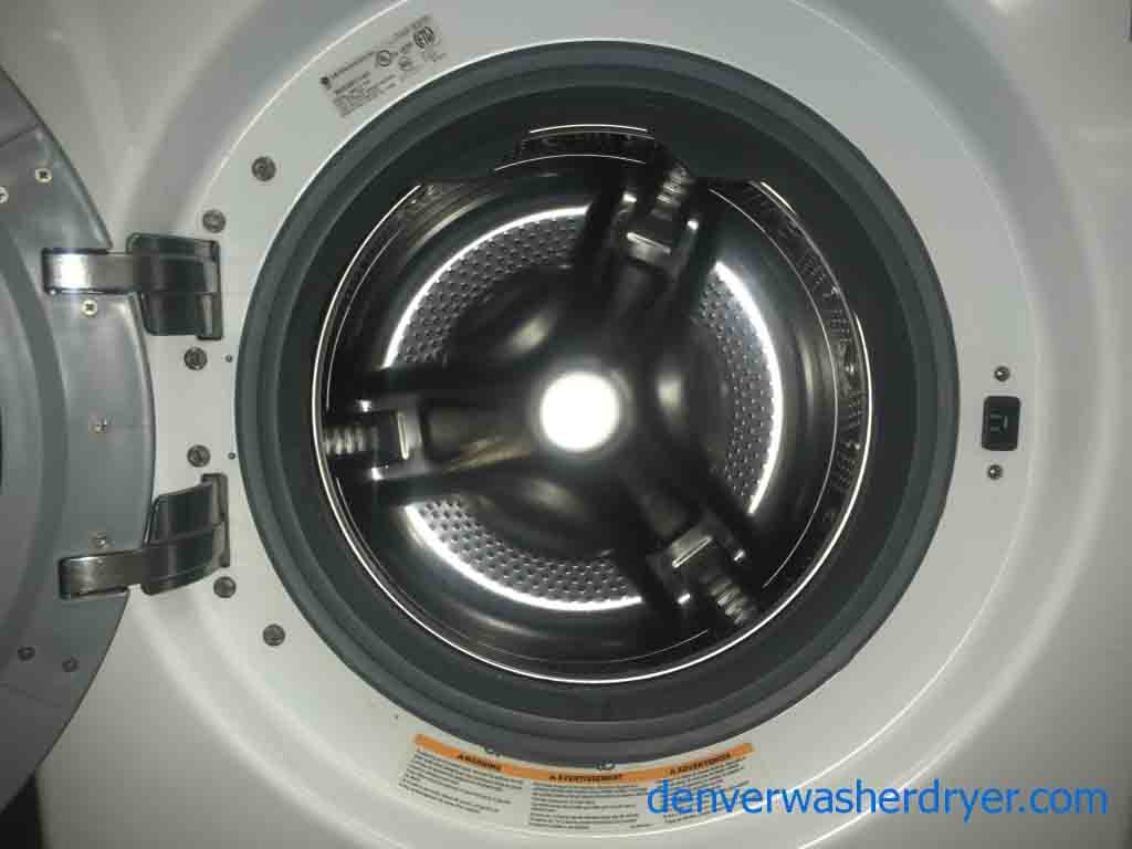 Stacked Front-Load Washer|Dryer Set, 27″, Electric