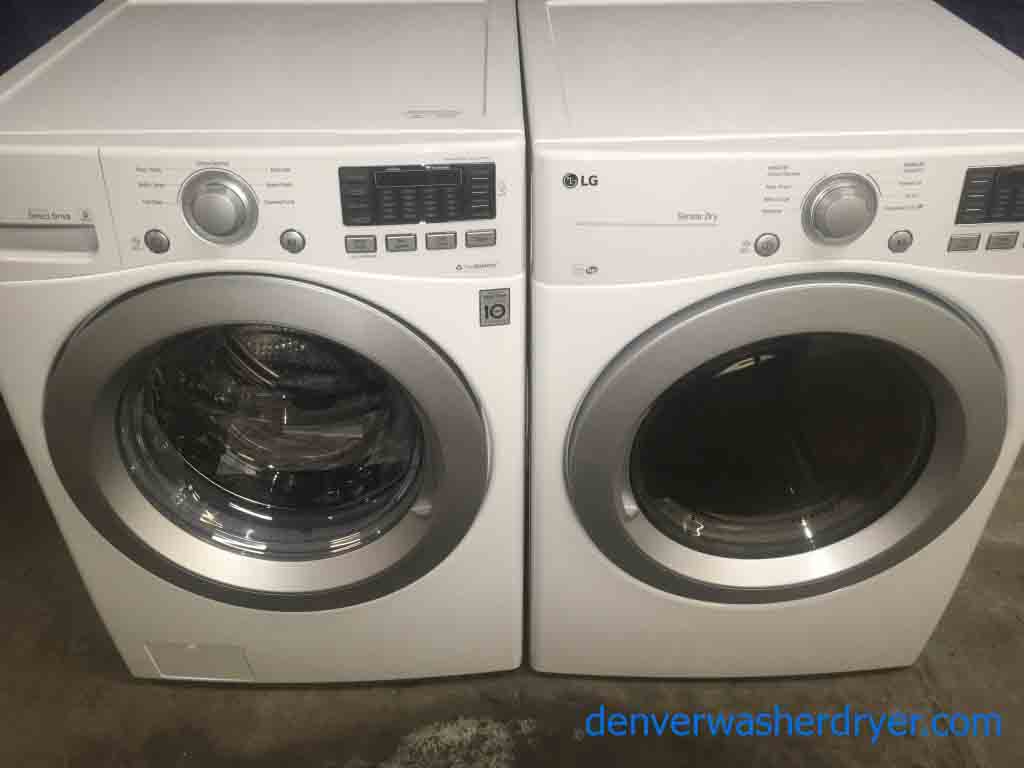 NEW! LG Front-Load Washer|Dryer Set, w/Stacking Kit