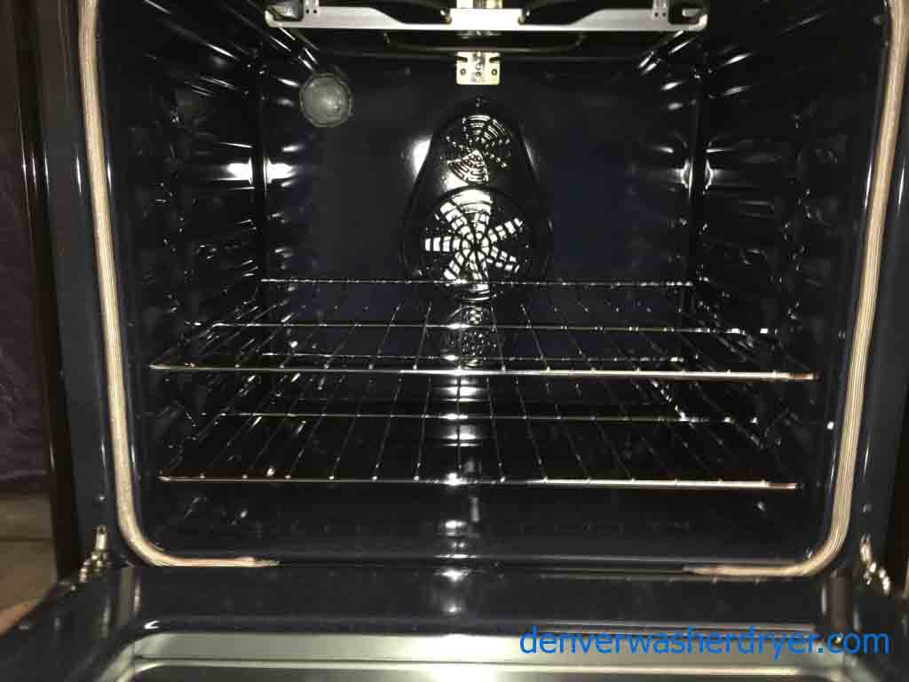 Brand-New Samsung Glass-Top Convection Oven, Stainless