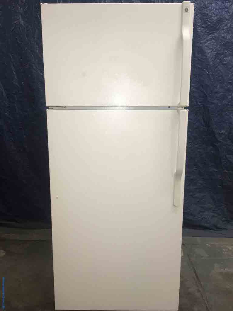 Large Images for Almond GE Refrigerator, 18 cu ft, 1Year Warranty 3125