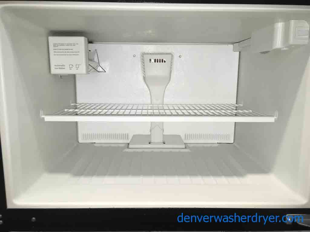 Used Stainless Refrigerator, Top-Bottom, Kenmore, 21 cu ft,  1-Year Warranty