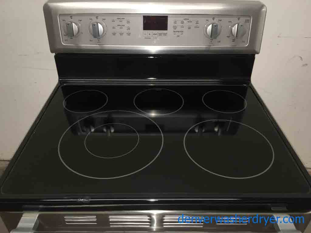 Large Images for New Maytag SmoothTop DoubleOven Range, Freestanding