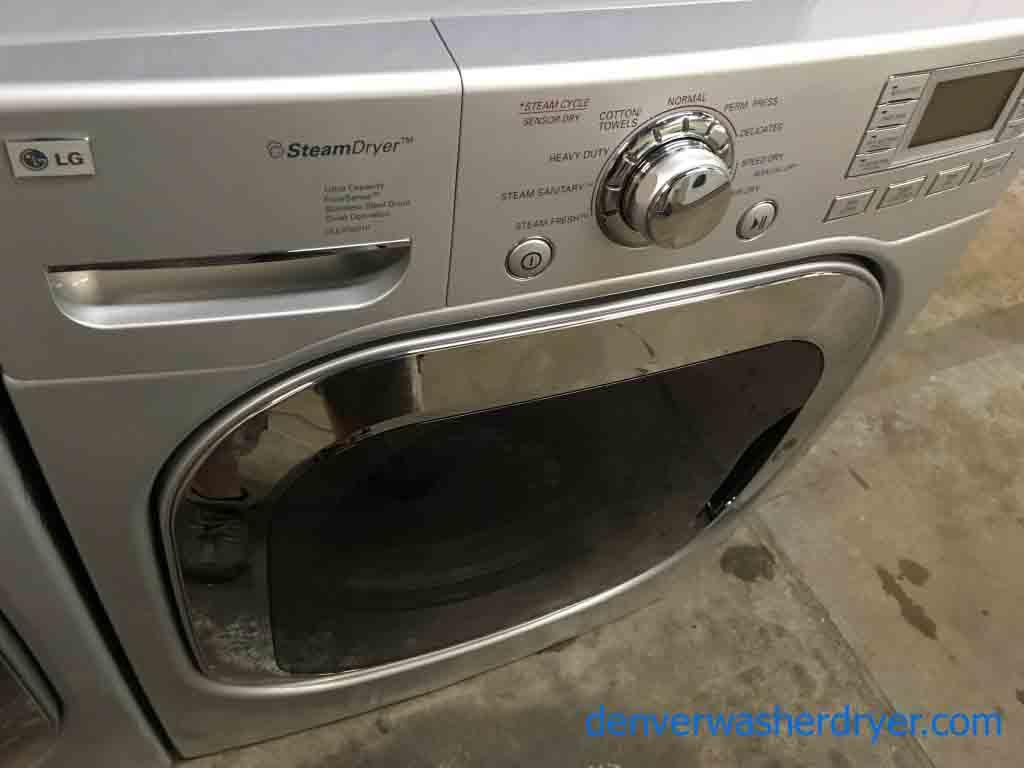 Large Images for LG FrontLoad Washer Dryer Set, Electric, Stackable, 1Year Warranty 3141