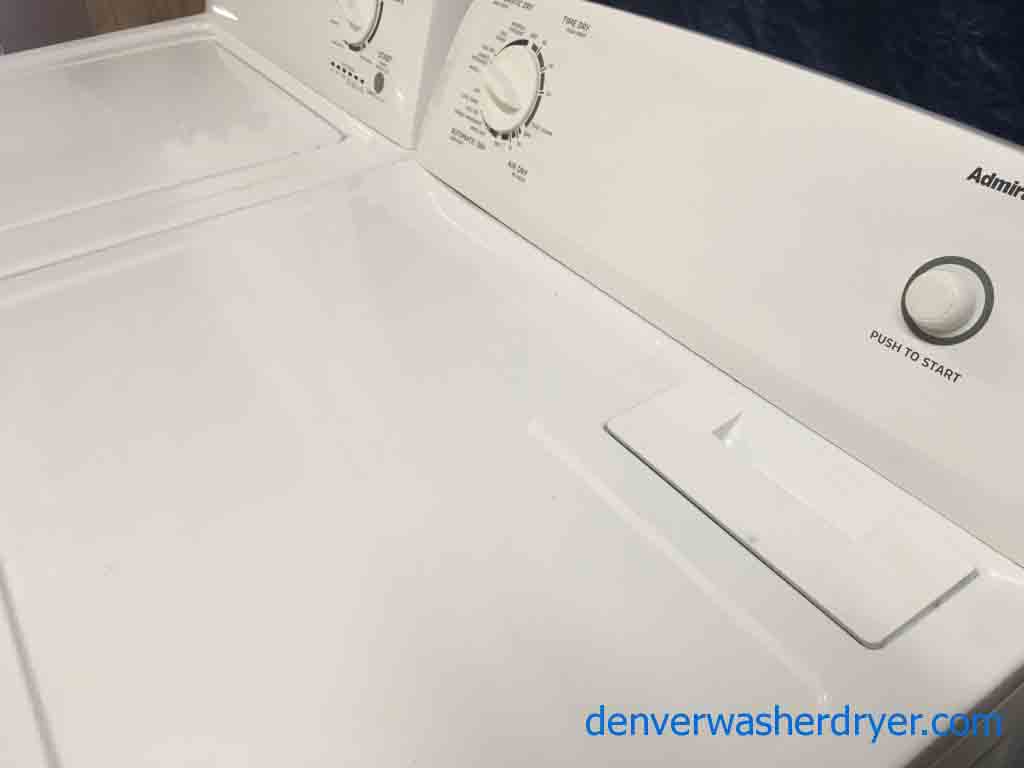 Admirable Amana White Washer with Matching Electric Dryer! Full-Size