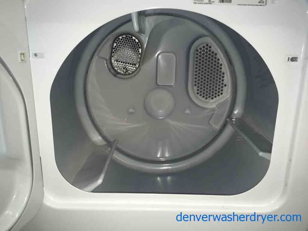 Admirable Amana White Washer with Matching Electric Dryer! Full-Size
