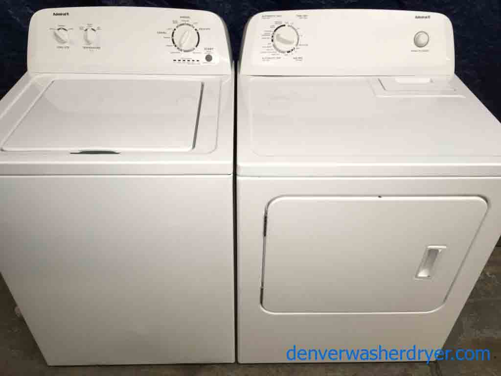Admirable Amana White Washer with Matching Electric Dryer! Full-Size