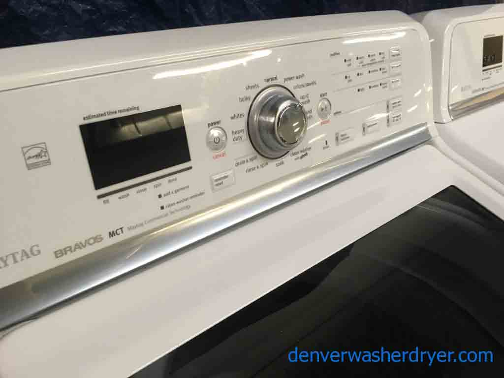 Magnificent Maytag Bravos MCT Washer and Dryer Set