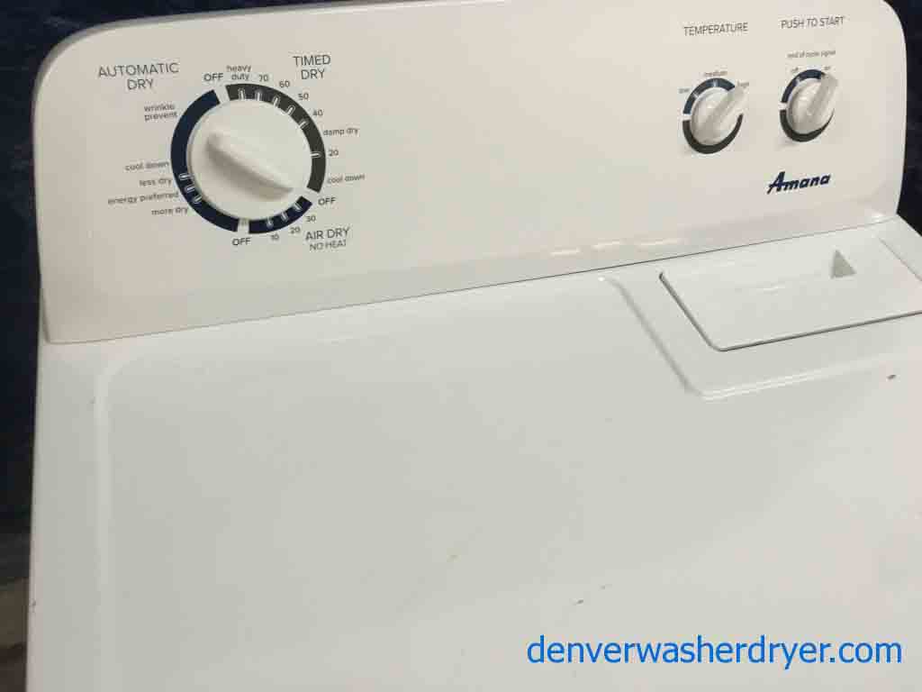 Amazing Lightly Used Amana Dryer With 6-Month Warranty