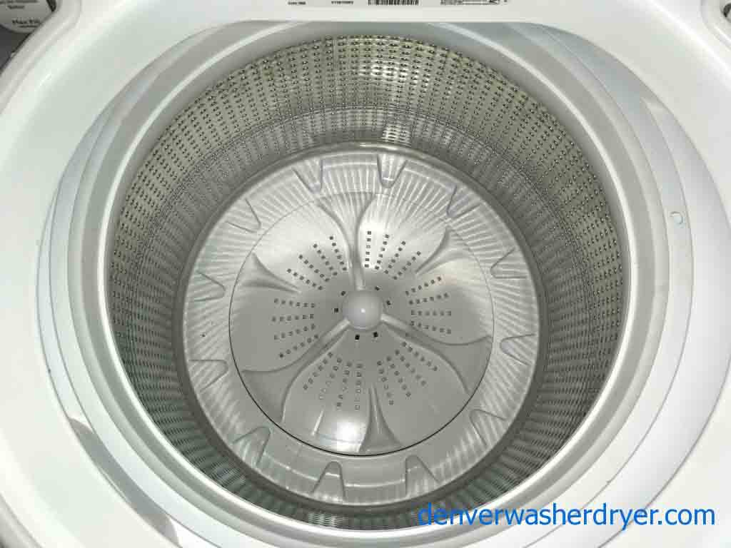 Direct-Drive High-Efficiency Top-Load Laundry Set, Electric Dryer, 1-Year Warranty