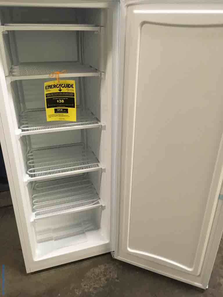 NEW! Upright Freezer, 5.8 cu ft, Freestanding, White