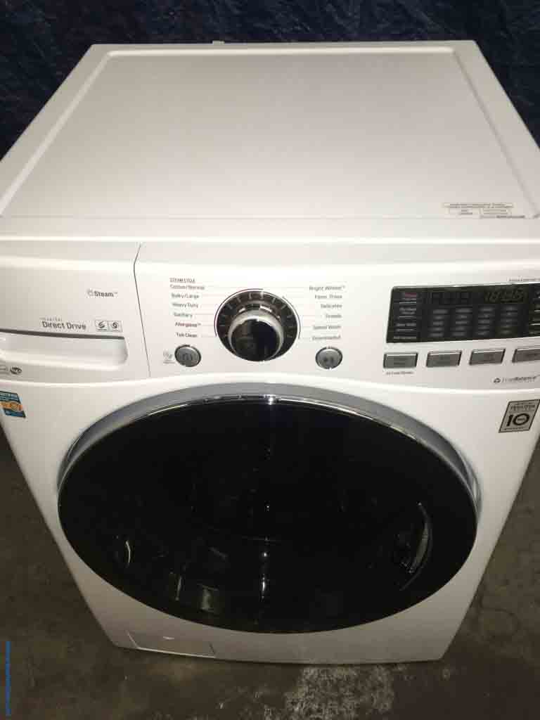 Solid 2016 Front-Load LG Washer, 4.3 Cu. Ft, Direct-Drive