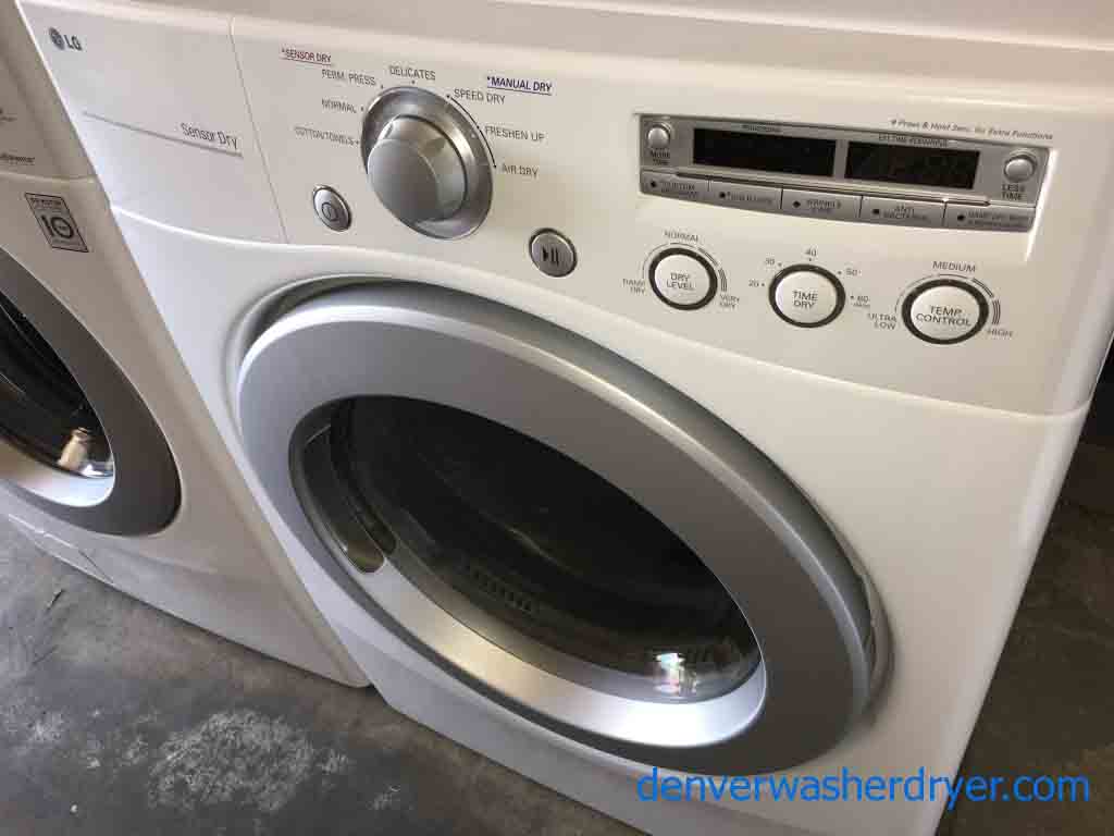 Large Images for FrontLoad Stackable LG WasherDryer Set, Electric, 1