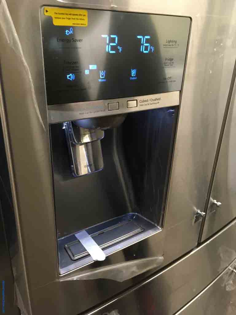 New Samsung 30.5 Cu Ft. 4-Door Refrigerator with Sparkling Water Dispenser!