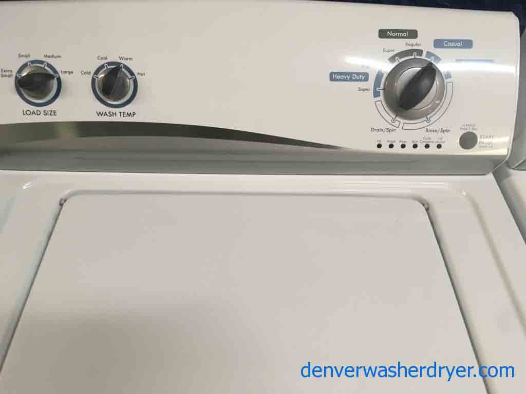 Full-Size Kenmore Washer|Dryer Set, Electric, 6-Month Warranty