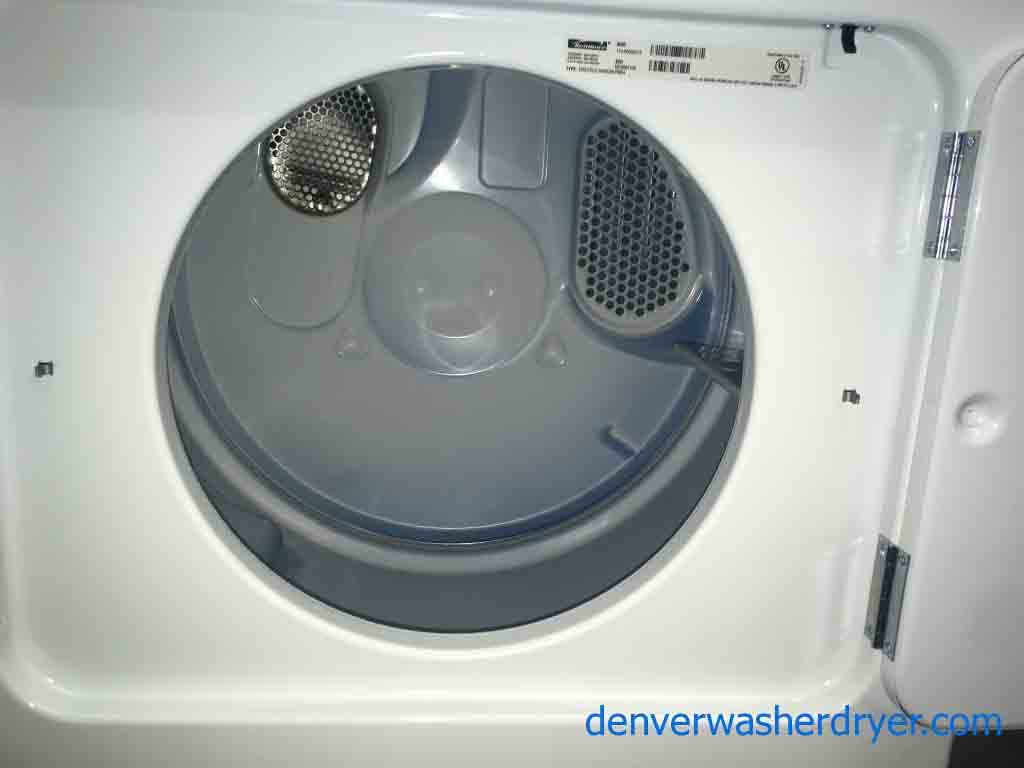 Full-Size Kenmore Washer|Dryer Set, Electric, 6-Month Warranty
