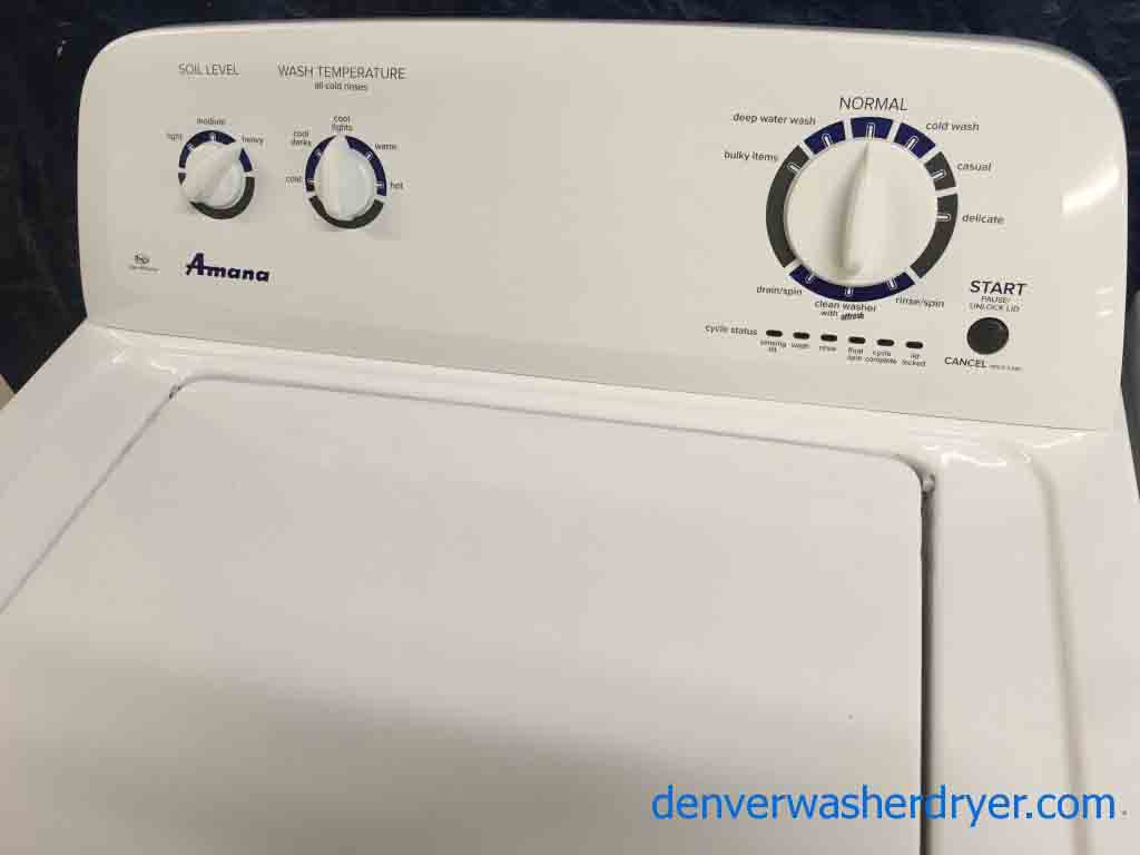 Amana(Whirlpool) Super Capacity High-Efficiency Laundry Set with 6-Month Warranty