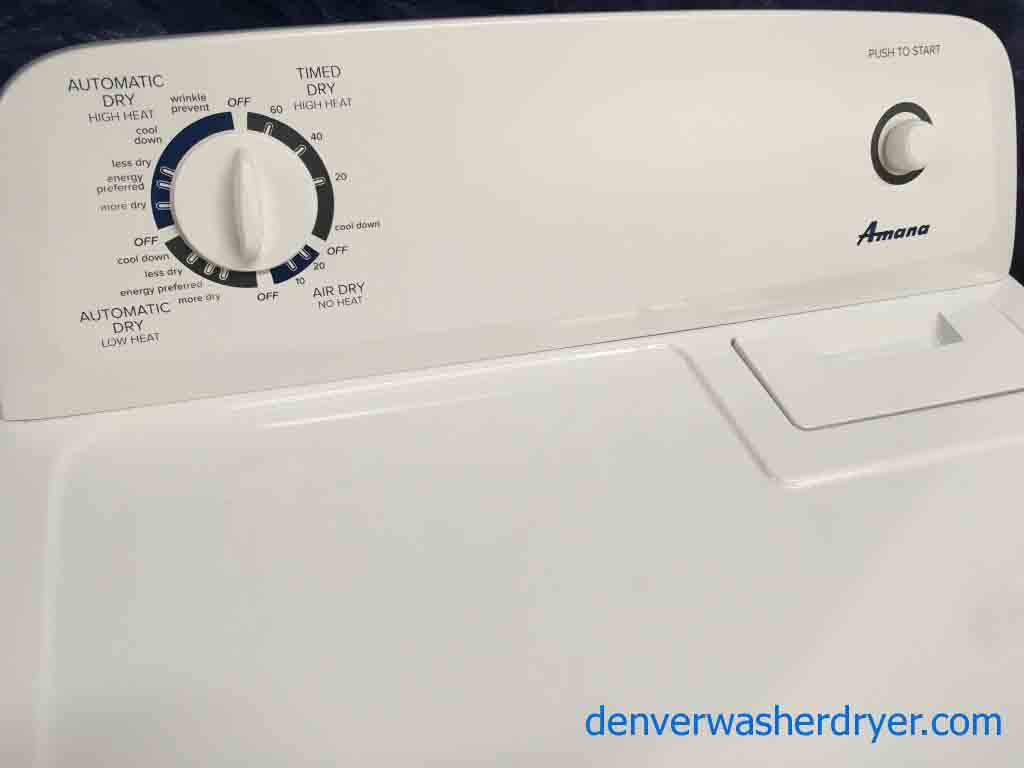 Amana(Whirlpool) Super Capacity High-Efficiency Laundry Set with 6-Month Warranty