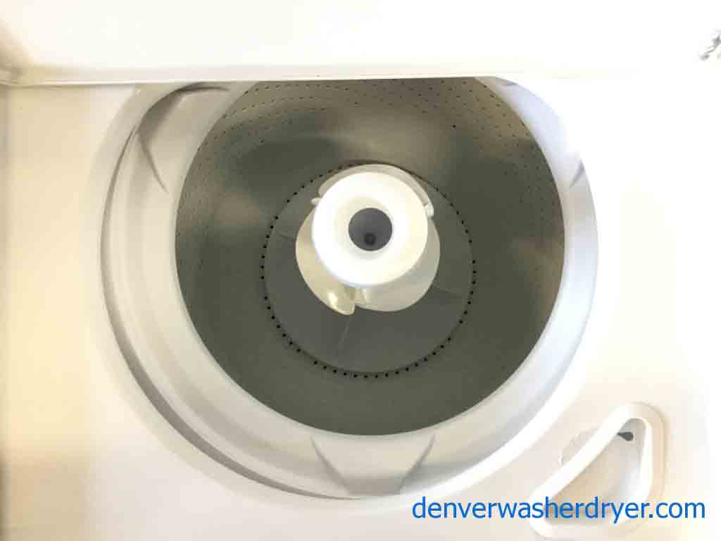 Heavy-Duty Direct-Drive Whirlpool Laundry Set, Electric, 1-Year Warranty