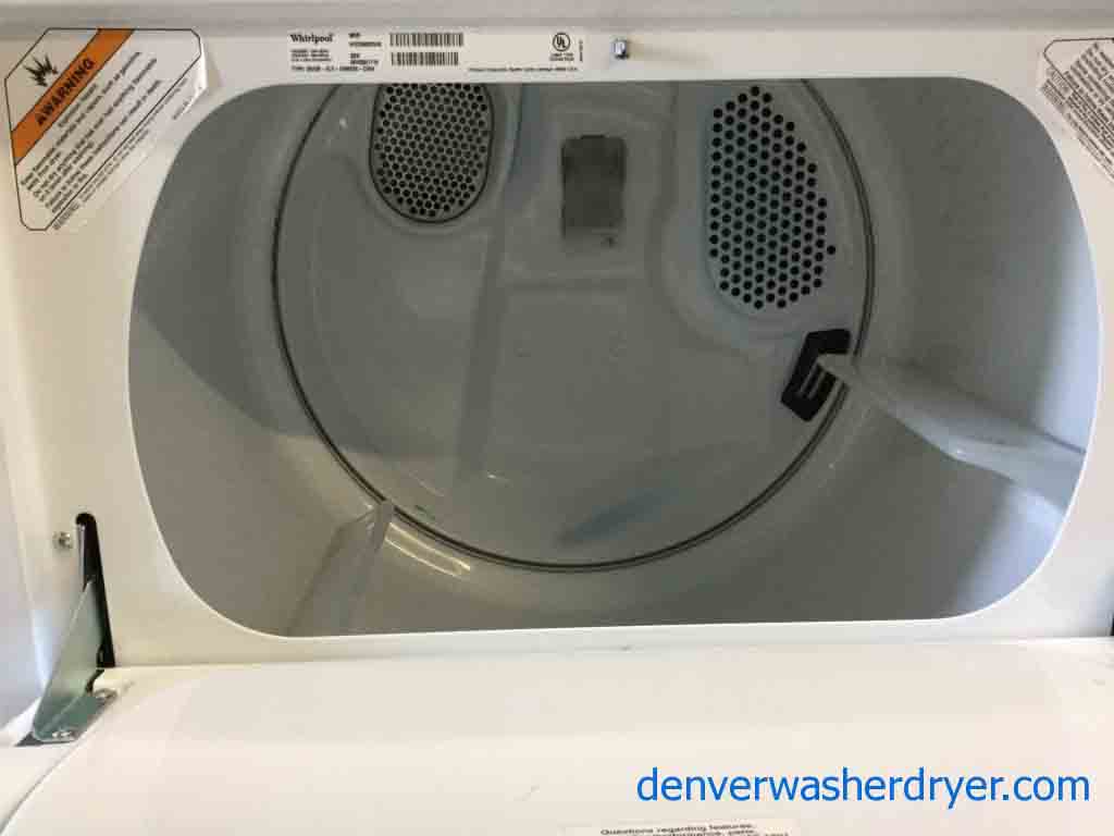 Heavy-Duty Direct-Drive Whirlpool Laundry Set, Electric, 1-Year Warranty