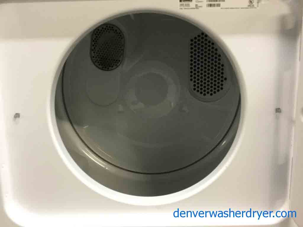 Full-Size Kenmore Washer|Dryer Set, 220v, 6-Month Warranrty