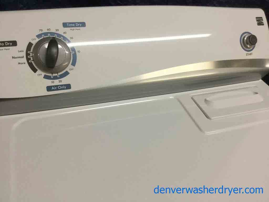 Full-Size Kenmore Washer|Dryer Set, 220v, 6-Month Warranrty