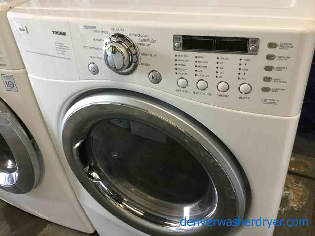 Large Images for LG FrontLoad Washer Dryer Set, Stackable, 220v, Steam