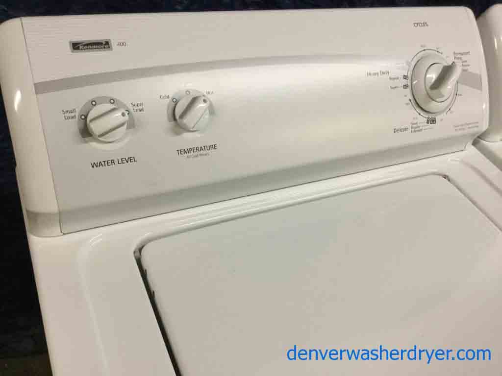 Classic Kenmore Direct-Drive Washer Dryer Set, Super Capacity, 1-Year Warranty, 220v