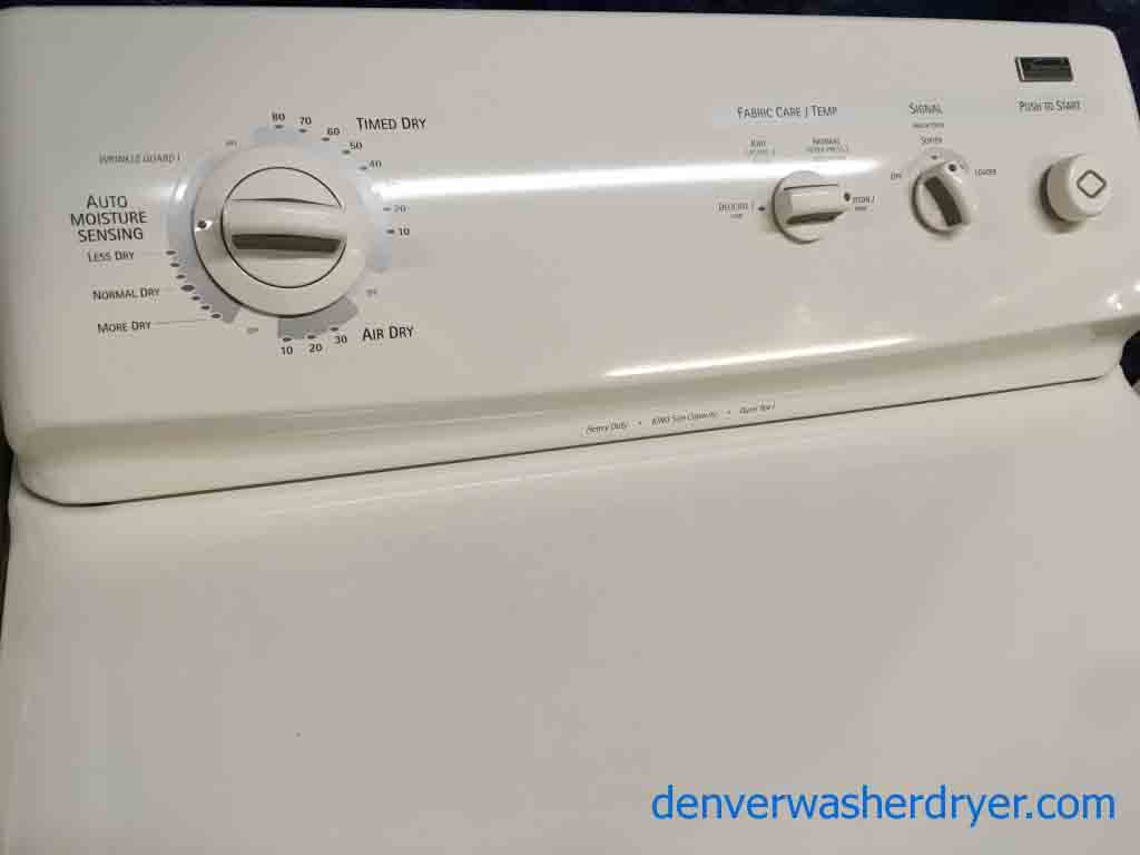 Large Images for KING Size Kenmore Elite WasherDryer Set, Electric