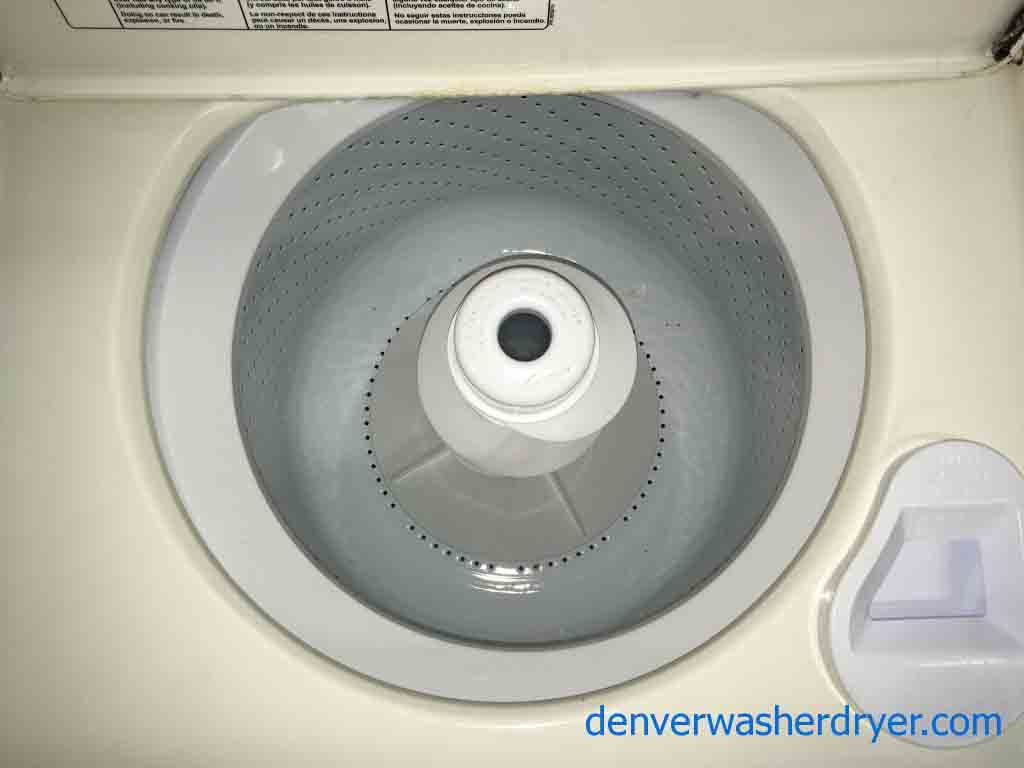 KING Size Kenmore Elite Washer|Dryer Set, Electric, Almond, 1-Year Warranty