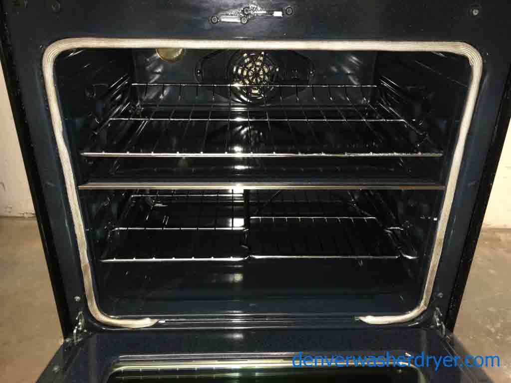 Samsung 30″ Freestanding Electric Range, Flex DUO Oven, Black Stainless