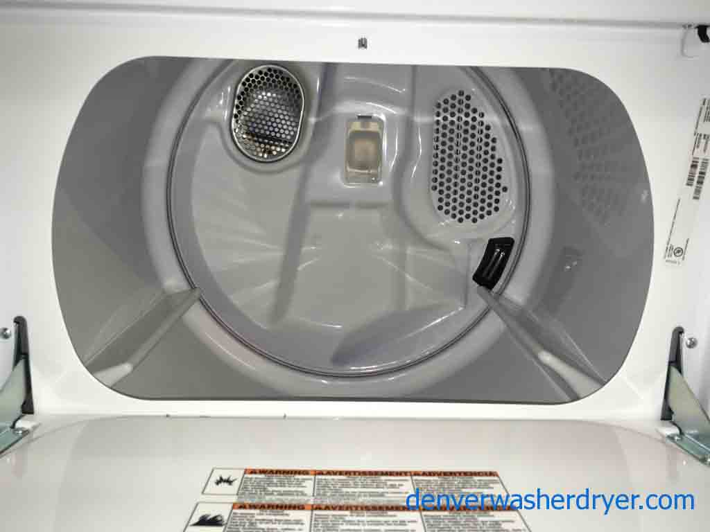 Full-Size Whirlpool Laundry Set, 220v Dryer, 6-Month Warranty