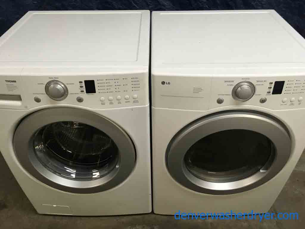 Large Images for Luxurious LG Front Load Stackable Washer and Dryer with 1Year Warranty! 3210