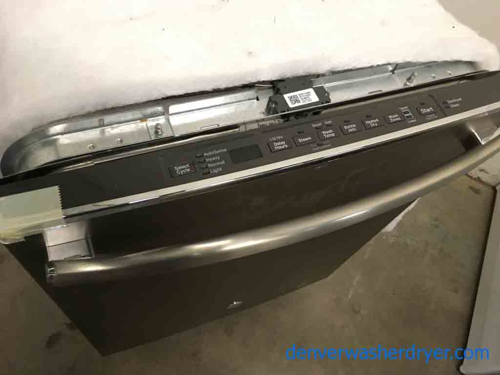 Large Images for Brand New Flawless Slate GE Dishwasher with Bottle