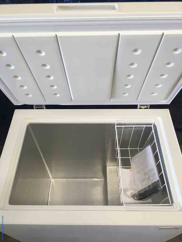 New White Insignia 5 Cubic Foot Chest Freezer Scratch-and-Dent Special