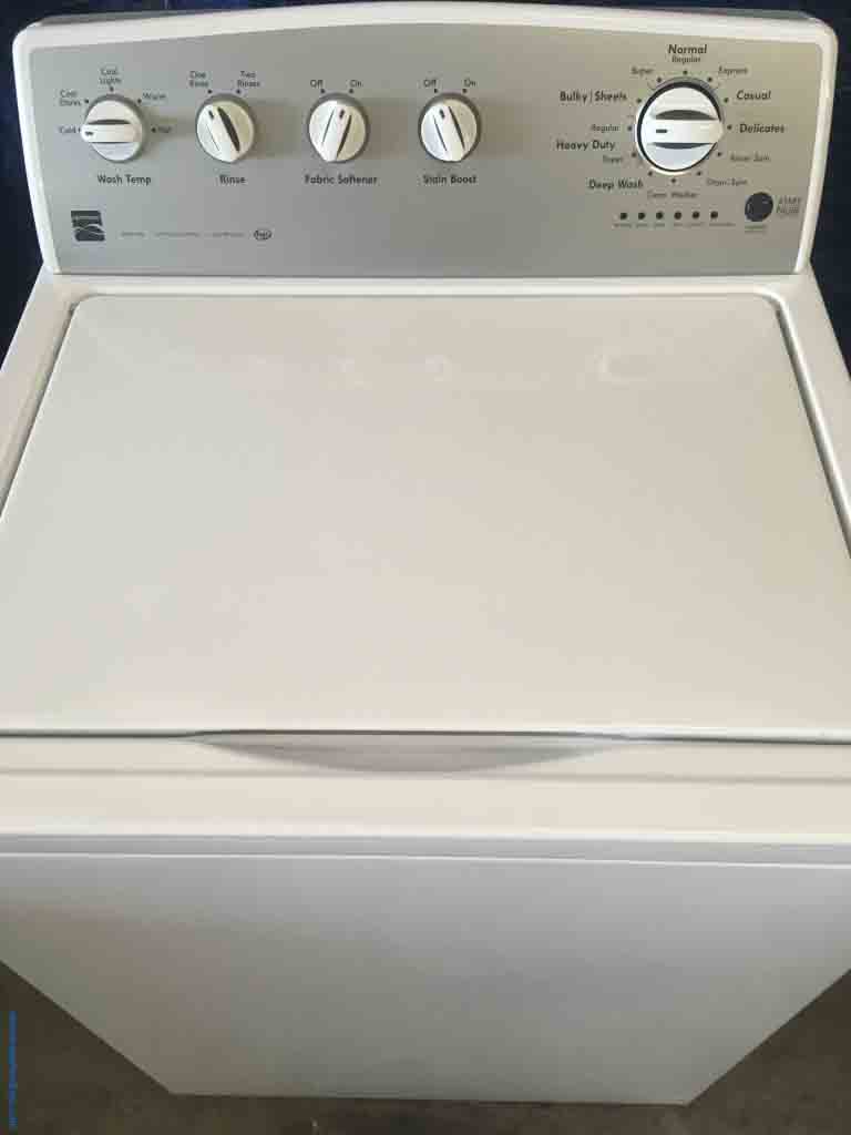 Single White HE Kenmore Washer