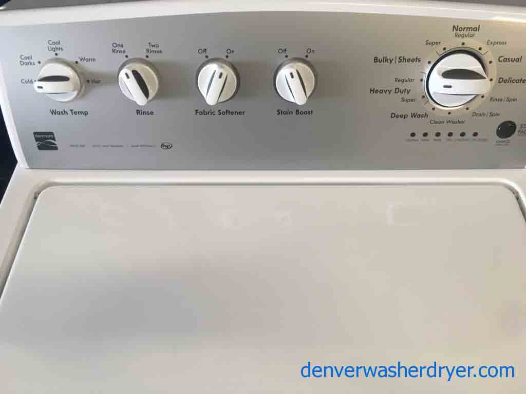 Single White HE Kenmore Washer