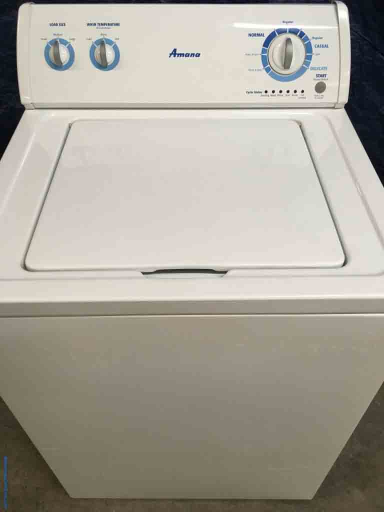 Full-Size 3.8 Cu. Ft. Washing Machine, Amana(Maytag), White, 8-Cycle