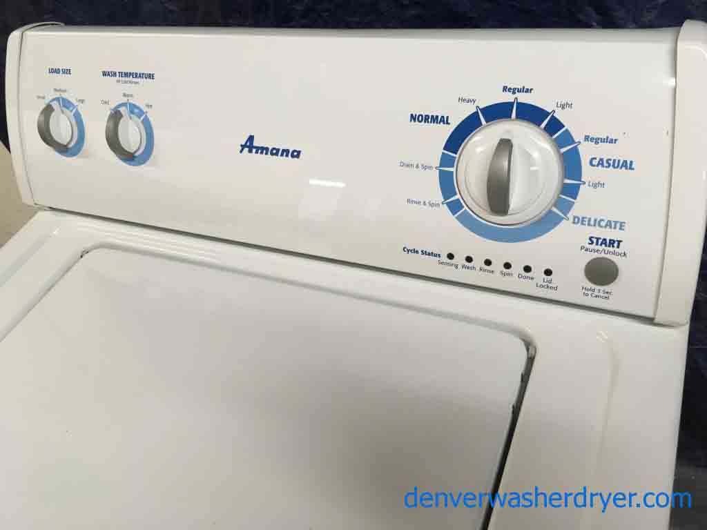 Full-Size 3.8 Cu. Ft. Washing Machine, Amana(Maytag), White, 8-Cycle