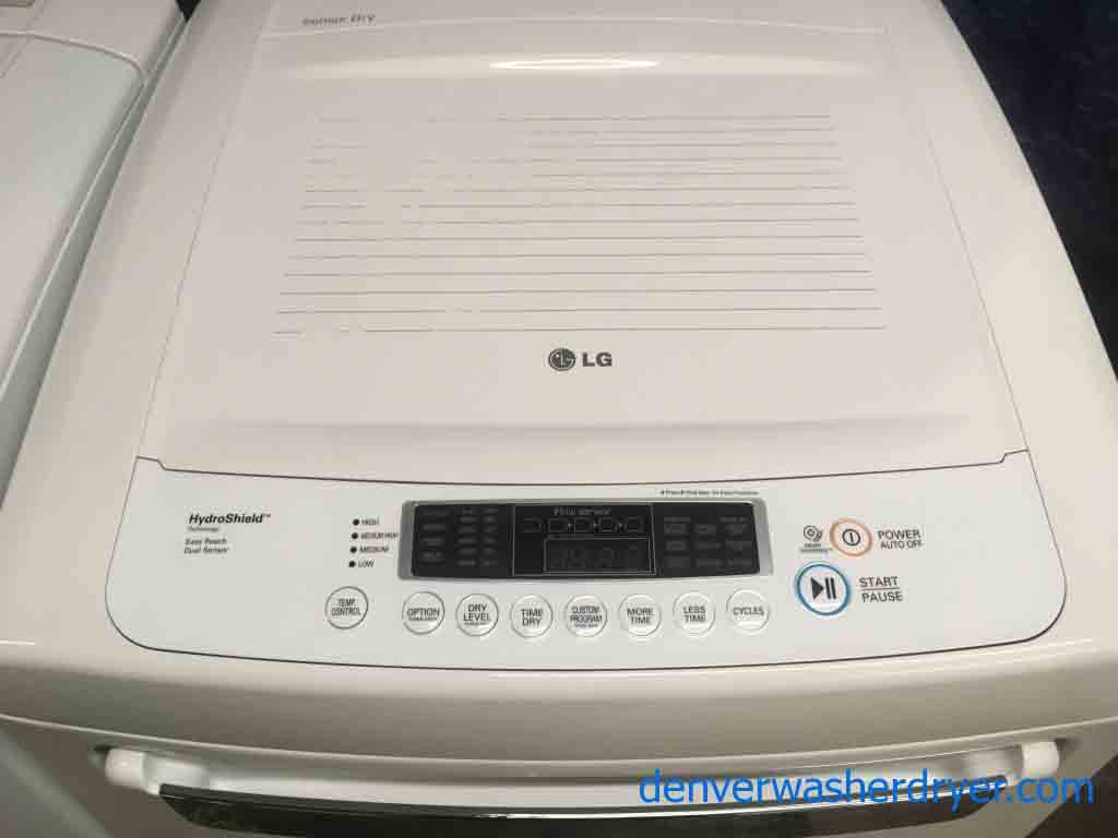 Direct Dive LG Top Loading Energy Star Washer with Matching Dryer!