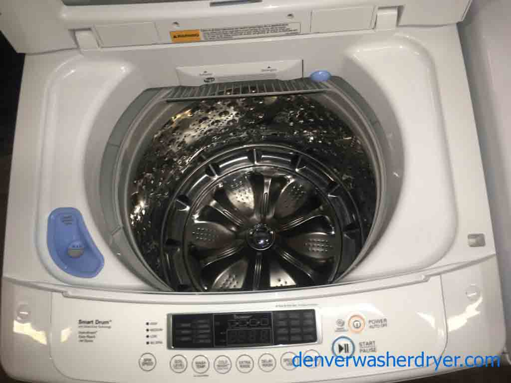 Direct Dive LG Top Loading Energy Star Washer with Matching Dryer!