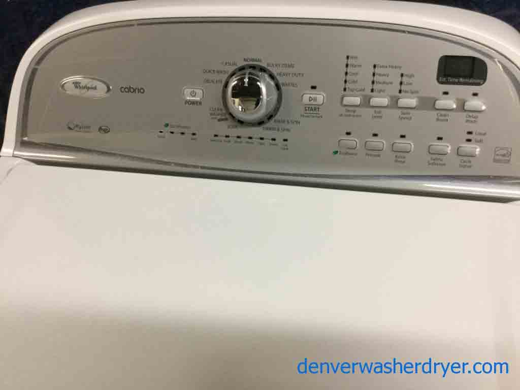 Whirlpool Cabrio 3.6 Cu. Ft. Washer, White, HE, Energy Star with 6 Month Warranty